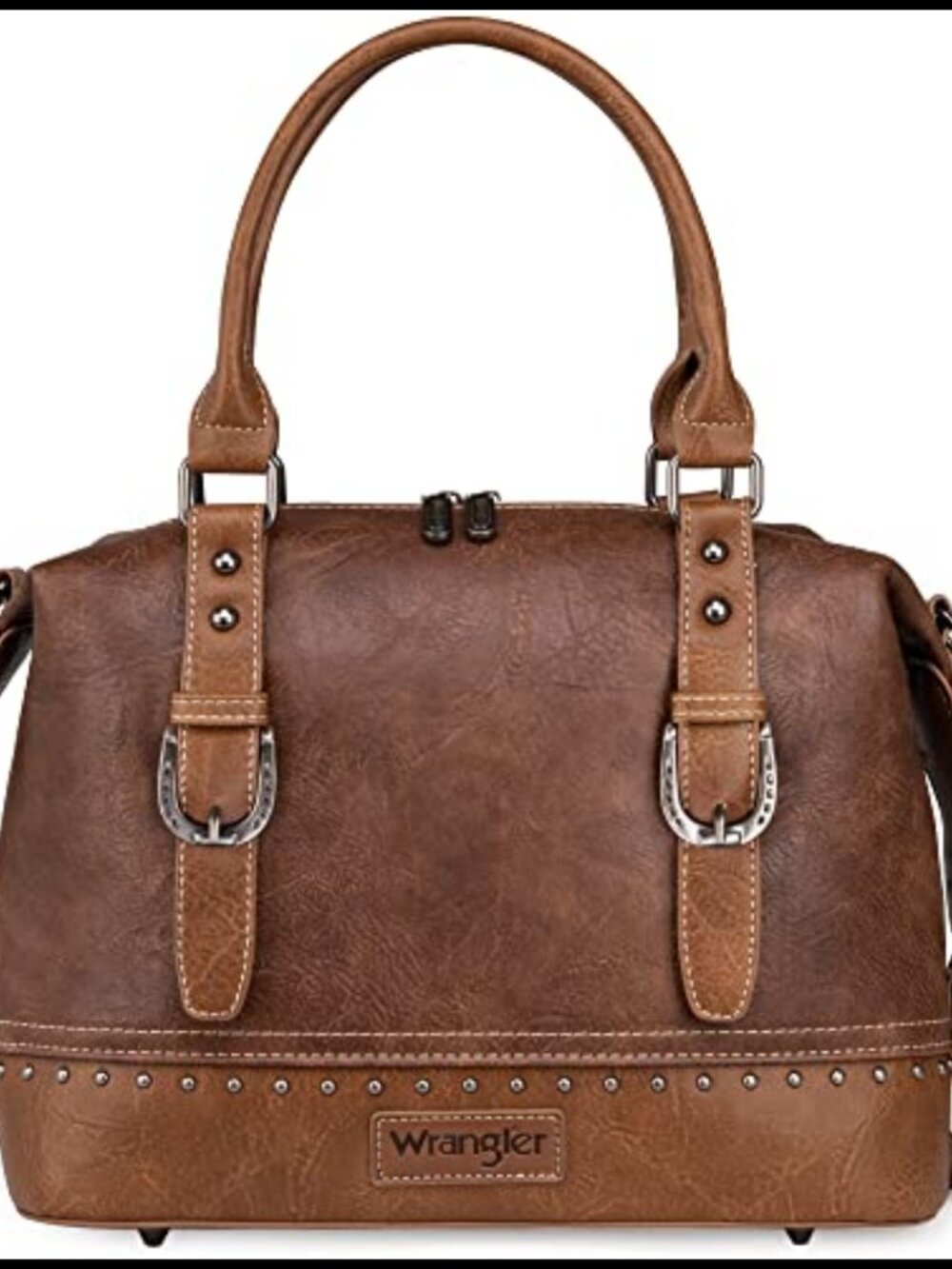 Montana West Western Barrel Satchel Doctor Bag Top Handle Purse with Detachable
